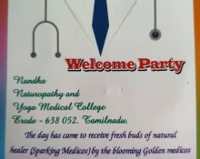 Freshers day sparkling medicos